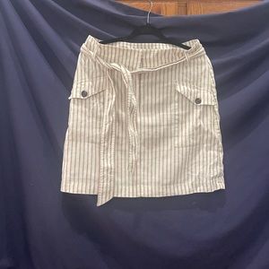 Ann Taylor Gently loved . Summer pinstripes skirt